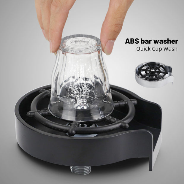 Bar Counter Cup Washer Sink High-pressure Spray Automatic