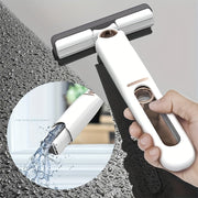 Portable Squeeze Cleaning Mop Desk Window Glass Cleaner